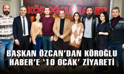 Tanju Özcan'dan, Köroğlu Haber'e 10 Ocak ziyareti