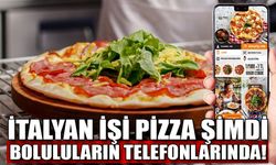 İtalyan işi pizza şimdi Boluluların telefonlarında!