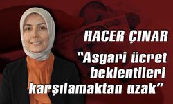 Hacer Çınar'dan asgari ücret yorumu