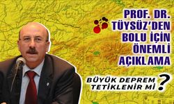 Prof. Dr. Okan Tüysüz, Bolu depremlerini yorumladı