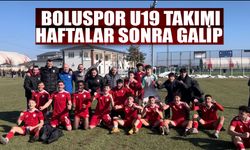 Boluspor U19 haftalar sonra galip