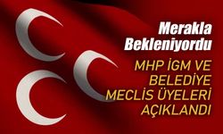 MHP Bolu İGM ve belediye meclis üyeleri açıklandı
