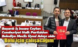 Başarılı iş insanı Ceylan, CHP'den Belediye Meclis üyesi adayı olduu