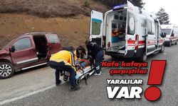 Bolu'da iki araç kafa kafaya çarpıştı: 4 yaralı