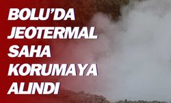 Bolu'da, jeotermal kaynak sahası, korumaya alındı