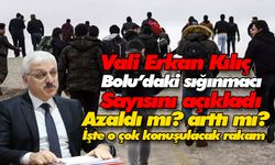 Vali Erkan Kılıç Bolu’daki sığınmacı sayısını açıkladı