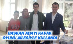 Seben Belediye Başkanı Fatih Kavak, oyunu kullandı