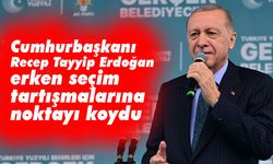 Cumhurbaşkanı Erdoğan, erken seçim tartışmalarına noktayı koydu