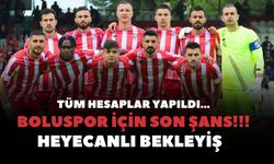 Boluspor, Trendyol 1. Lig'in son haftasında Çorum FK ile oynayacak