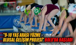 "9-10 YAŞ ARASI YÜZME ULUSAL GELİŞİM PROJESİ" BOLU'DA BAŞLADI
