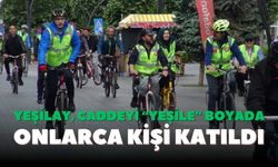 11'inci Yeşilay bisiklet turunda, sağlığa pedal çevirdiler
