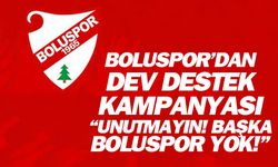 Boluspor’dan dev destek kampanyası