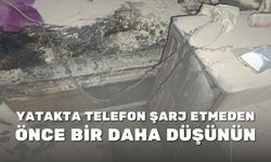 Bolu'da prizde bırakılan şarj aleti yangına neden oldu