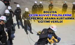 Çevik Kuvvet Polislerine depremde arama kurtarma eğitimi verildi!