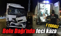 Bolu Dağı'nda feci kaza: 1 yaralı