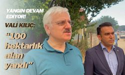 Bolu'nun Göynük ilçesindeki orman yangını 100 hektar alanda etkili oluyor