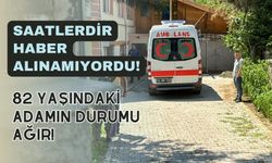 Yakınlarının saatlerdir  haber alamadığı 82 yaşındaki adam, düşmüş halde bulundu