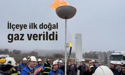 Seben’e ilk doğal gaz verildi