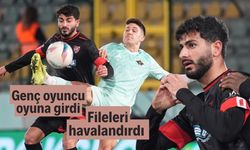 Genç oyuncu oyuna girdi fileleri havalandırdı