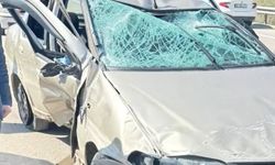 Direksiyon başında rahatsızlanınca bariyerlere çarparak durabildi