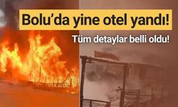 Bolu’da, daha önce faaliyeti durdurulan otelde yangın çıktı
