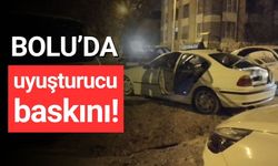 Bolu’da, gece saatlerinde uyuşturucu operasyonu gerçekleştirildi
