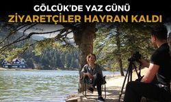 Ziyaretçiler Gölcük’e hayran kaldı: “Doğası çok güzel, tertemiz”