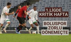 1.ligde kritik hafta Boluspor zorlu dönemeçte