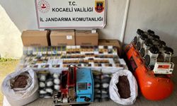 Piyasa değeri yaklaşık 800 bin TL olan makaron ve elektronik sigara ele geçirildi