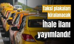 Düzce’de taksi plakaları ihale edilecek