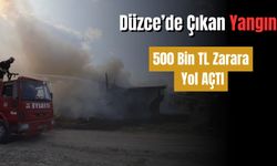 Depoda çıkan yangın 500 bin liradan fazla zarara yol açtı
