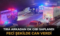 D-650’de hafif ticari araç tıra arkadan çarptı: 1 ölü, 1 ağır yaralı