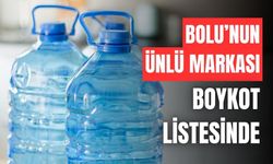 Ünlü su markası, boykot listesine alındı