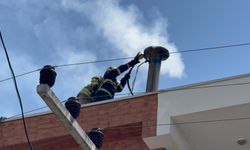 Bacadan çıkan kıvılcımlar itfaiyeyi harekete geçirdi