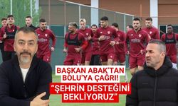 Başkan Abak’tan Bolu’ya çağrı! “Şehrin desteğini bekliyoruz”