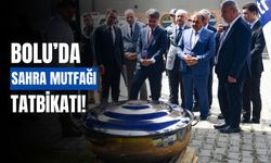 Bolu’da sahra mutfağı tatbikatı yapıldı