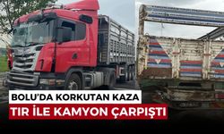 Tır ile kamyonet çarpıştı: 1 yaralı