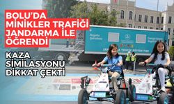 Bolu’da miniklere trafik eğitimi verildi