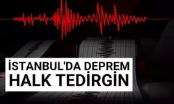 İstanbul'da deprem halk tedirgin