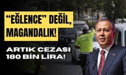 Eğlence için yol kapatanlar, 180 bin lira ceza ödeyecek