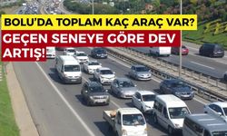 Bolu’da toplam araç sayısını TÜİK açıkladı
