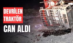 Bolu'da devrilen traktörün sürücüsü öldü