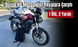 Düzce'de motosikletin yayalara çarpması sonucu 1 kişi öldü, 2 kişi yaralandı