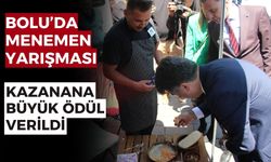 Karavancılar arasında menemen yarışması ilgi odağı oldu