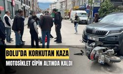 Motosiklet, cipin altında kaldı: 1 yaralı