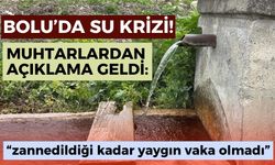 Su krizine muhtarlardan açıklama: “zannedildiği kadar yaygın vaka olmadı”
