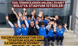 Özel öğrencilerden anlamlı istek Bolu'ya stadyum istediler