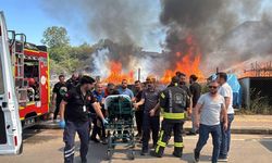 GÜNCELLEME - Kocaeli'de palet fabrikasının depolama sahasında çıkan yangın kontrol altına alındı