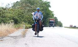 Kök hücre bekleyen hastalar için Çanakkale'den pedala basan gazeteci, Sakarya'ya ulaştı