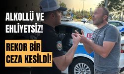 Bolu'da, alkollü ve ehliyetsiz sürücüye rekor ceza kesildi!